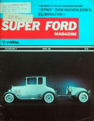 SUPER FORD 1981 APR - OHIO GEORGE, WIDGER, 429, LAWMAN
